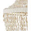 Cybele 2 - Light Shell/Capiz/Wrought Iron LED Chandelier