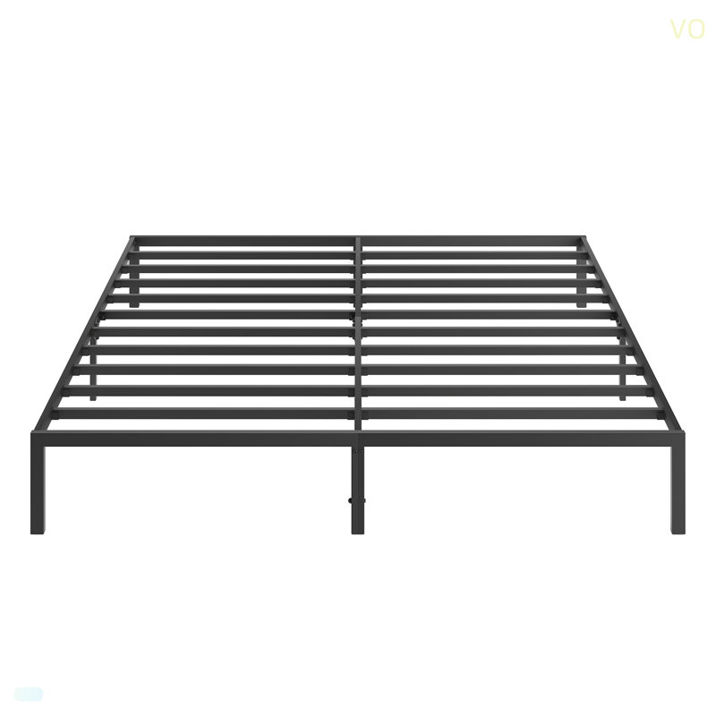 Sturdy Metal Platform Bed Frame for Peaceful Sleep and Stylish Bedroom, King