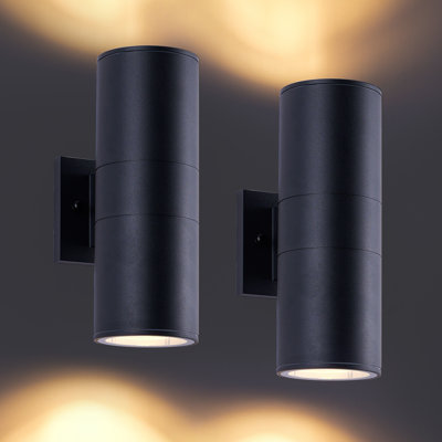 Ensemble de 2 lumières d'extérieur imperméables pour terrasse