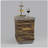Propane tank bracket fire pit lid side table