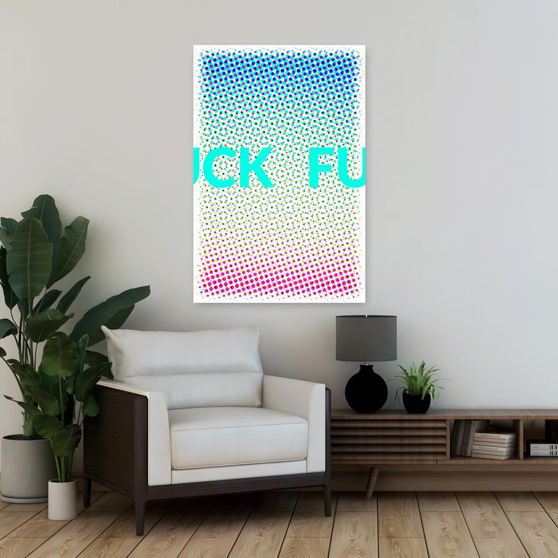 Contemporary Art Colourful Vibrant Abstract Art, 36" H x 24" W