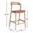 Kayla Leather Bar & Counter Stool-584213898-585518995