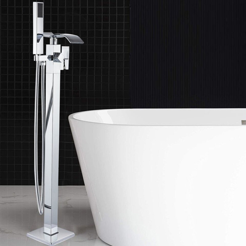 Floor Waterfall Faucet with Diverter