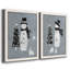 «Snowman Galvanized I», ensemble de 2 reproductions-10970657-10970670-10970687
