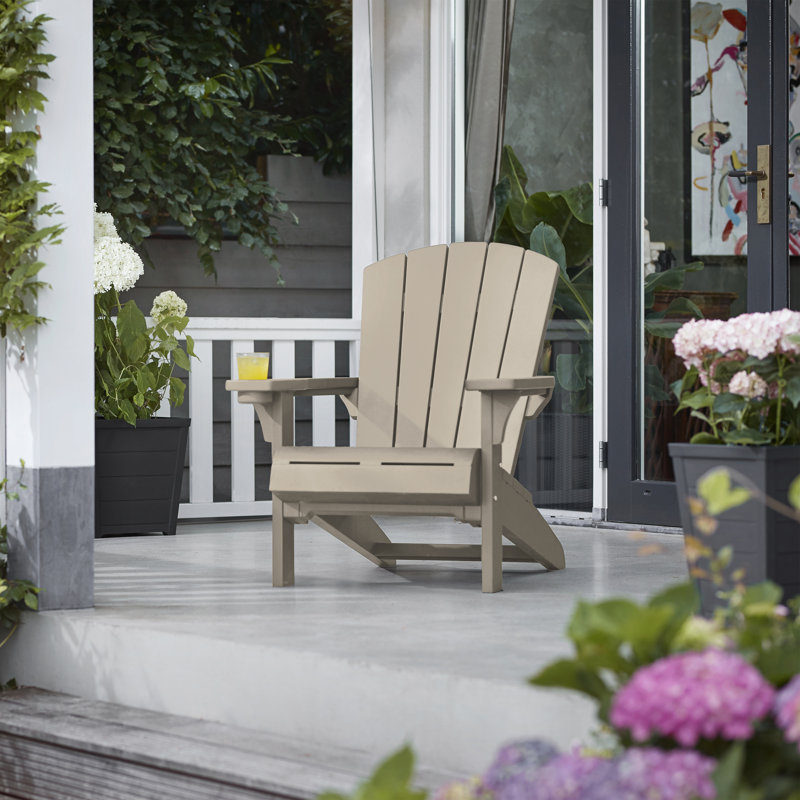 Keter Alpine Adirondack Chair, Silver Sage