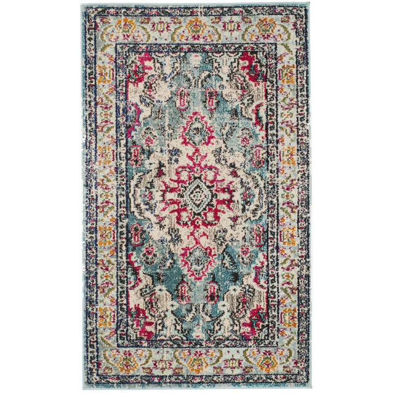 Tekamah Oriental Area Rug, Rectangle 122 x 170 cm