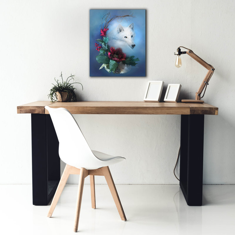 Art mural sur toile Epic Graffiti «Crescent Wild Winter Solstice» par Art and a Little Magic, H 24 po x l 20 po x P 0,75 po