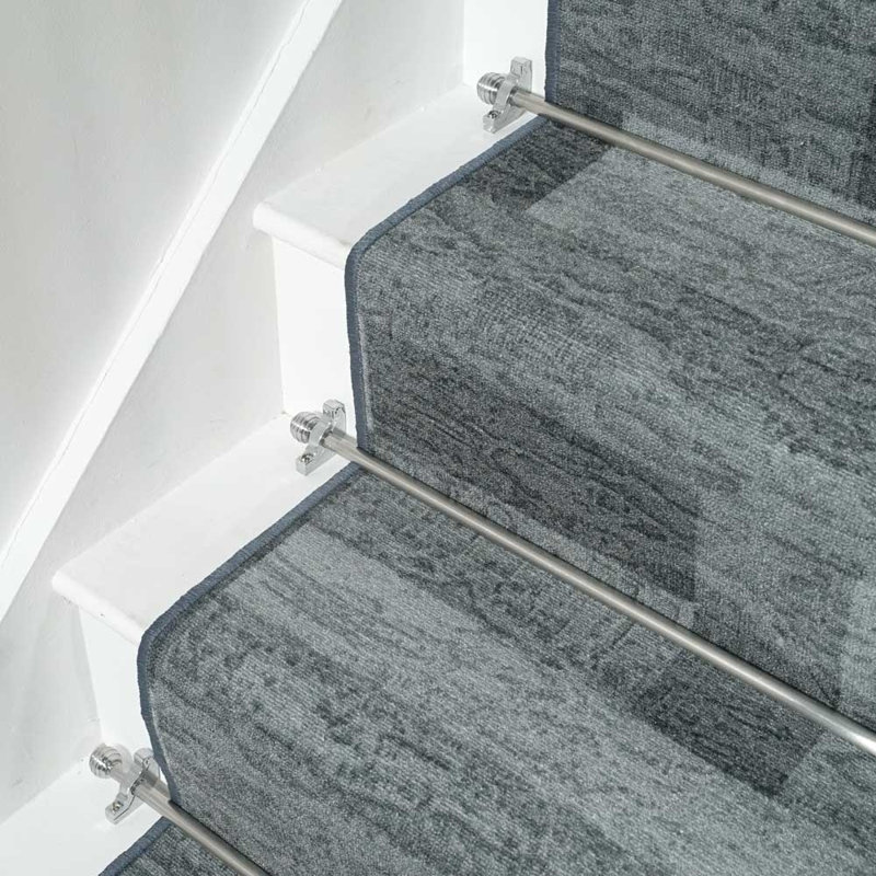 Stair Runner Luby Geometric Area Rug, Runner 100 x 570cm