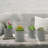 Indoor Unglazed Cement Pot Planter Set-1678347780