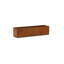 Set Of 4 Window Box With Rusted Metal Finish