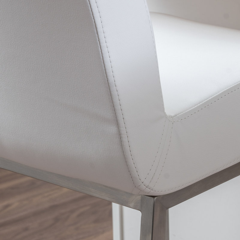 Tabouret de 30,25 po Lotie, Blanc