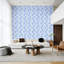 Adhésif mural auto-adhésif amovible floral l 17,7 po x H 118 po Peel and Stick-129496417
