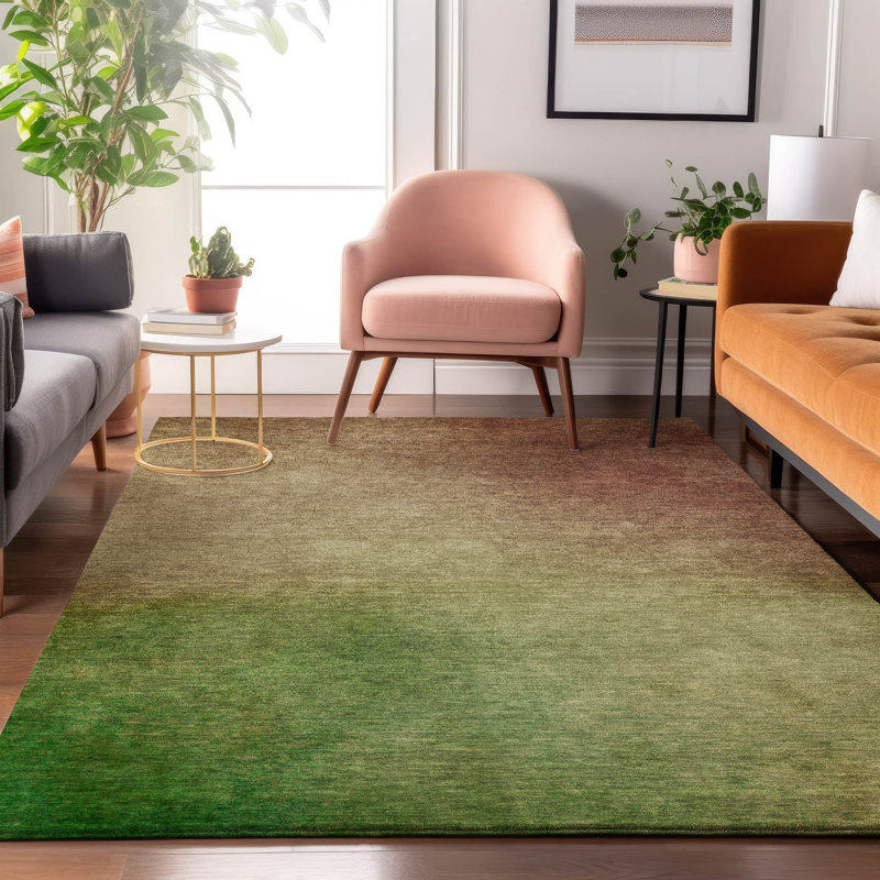 Premium Machine Washable Cerrito AMF583 Blush Rug, Rectangle 8' x 10'