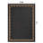 Scallop Border Dark Gray/Natural Easy-Care Jute-Style Indoor/Outdoor Flat Woven Area Rug-507824866-507824879