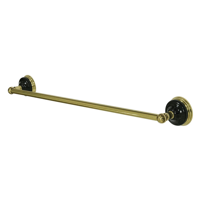 Kingston Brass Water Onyx 24-Inch Towel Bar, Polished Brass