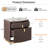 Poole Modern Textured Nightstand With Geometric Top And Dual Storage Drawers-116484469