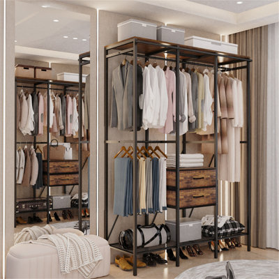 Anesu 150cm Freestanding Clothes Rack