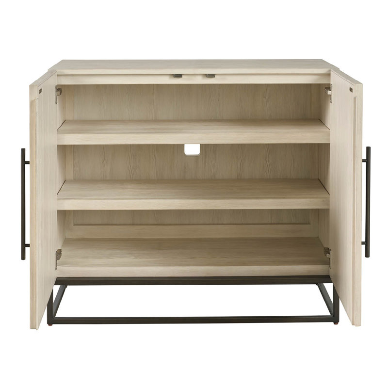 Modern Accent Cabinet, Ivory