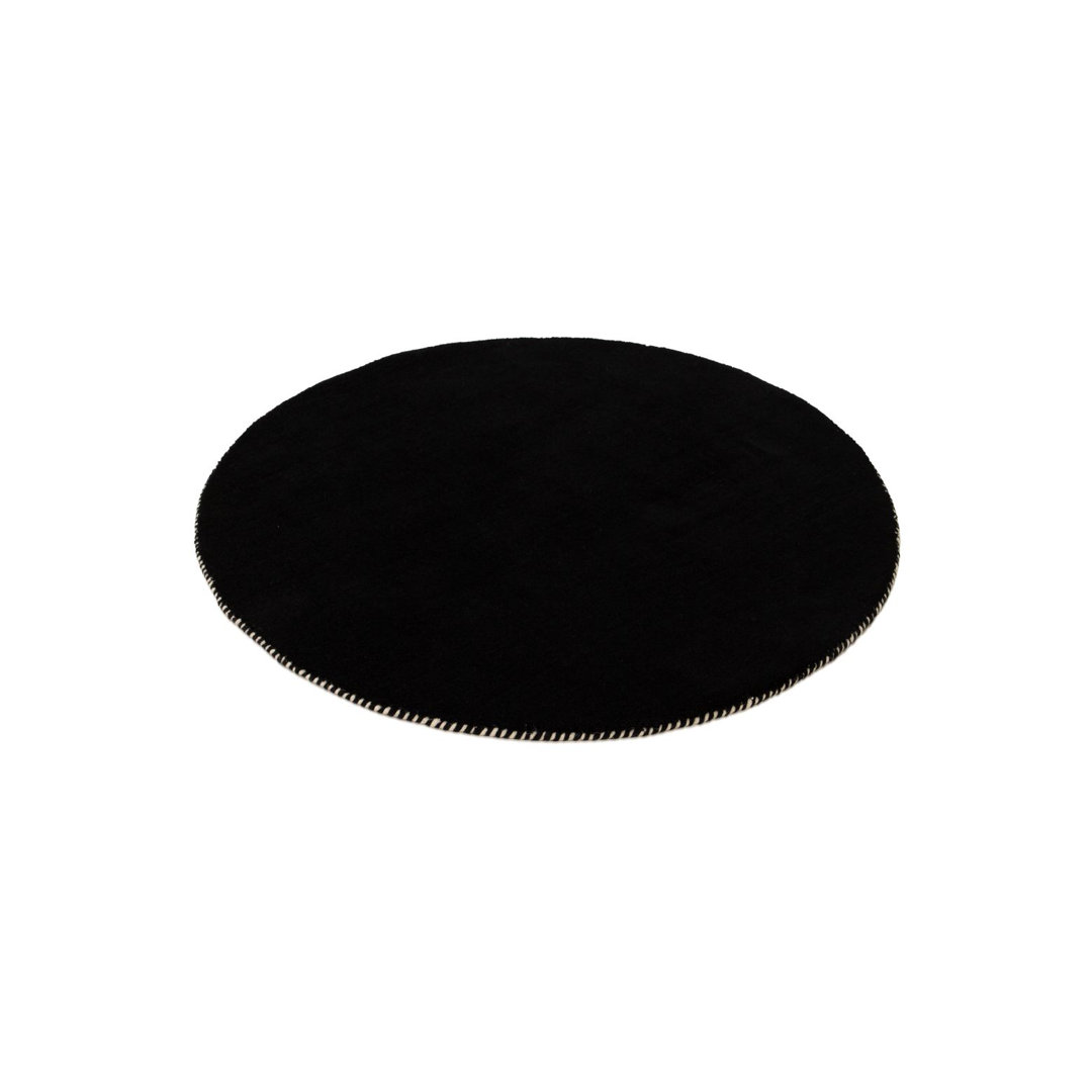 Solid Colour Wool Hand Woven Area Rug