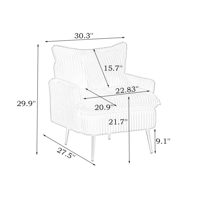 Chaise simple, Blanc