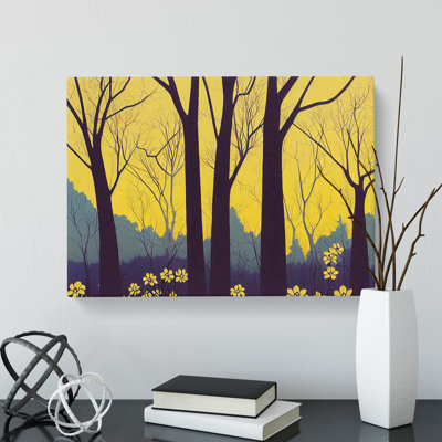 Deco Spring Forest Vol.1 - Wrapped Canvas