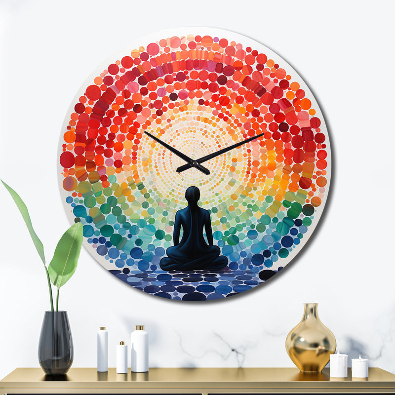 Horloge murale abstraite, Très grand