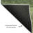 Premium Machine Washable Lisse Green Rug-1872318630
