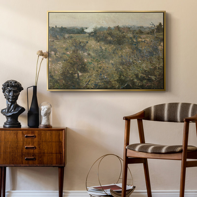 "Vintage Landscape - DCLIX" sur toile, Or, H 27 po x l 41 po