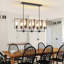  Luminaire suspendu en métal pour îlot de cuisine 8 lumières Kubis-114219136