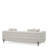 Sofa York Seashell Off-White Bronze Finish