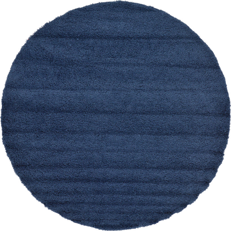 Tapis bleu saphir Rodson, Rond 7 pi 10 po