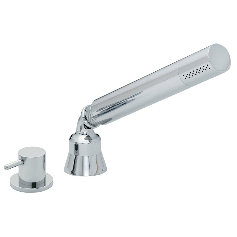 Avalon Complete Hand Shower & Diverter for Roman Tub, Polished Chrome