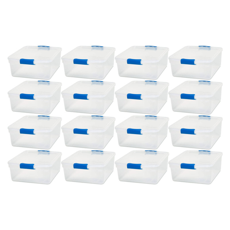 Homz Plastic Storage Tub & Tote