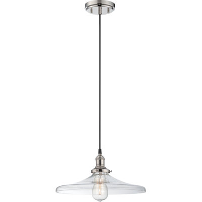Luminaire suspendu conique à 1 lumière Lewandowski