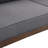 Piatto 48'' Wide Acacia Loveseat with Cushions