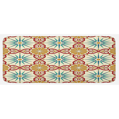 Eclectic Polyester Kitchen Mat