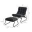 Outdoor Armless Lounge Chair with Ottoman-1772425563