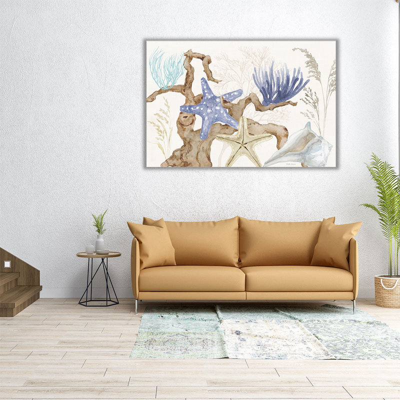 Soft Shores I - reproduction d'art sur toile, H 20 po x l 30 po
