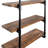 Hathorn 3 Piece Industrial Pipe Shelves