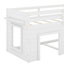 Lit mezzanine simple avec armoire et tablette-496998088