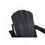 Chaise Adirondack pliante avec porte-gobelet double - Chaise Adirondack en composite avec texture bois-639956291