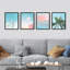 «Tropical Tree Ferris Wheel», impression sur papier 4 pièces-97782676-97782675