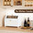 Double Layer Bread Box With Golden Trim,White1-1473380169