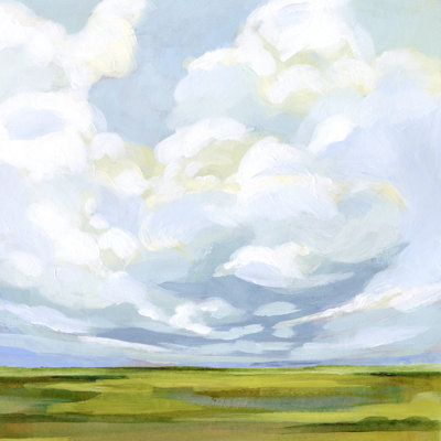 " Lucid Skies III " by Victoria Borges Painting Print