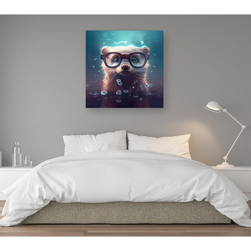 Ferret - Wrapped Canvas Print