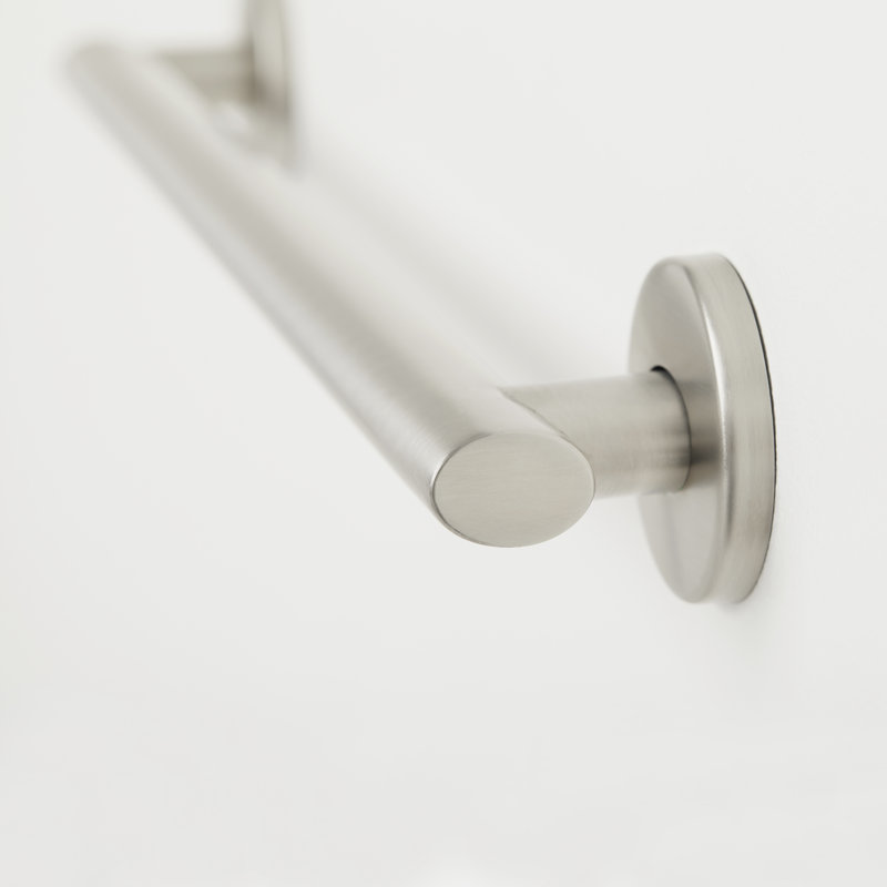 Coronado Decorative Oval Wall-Mount Grab Bar, 36" W, Satin