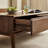 Black walnut all solid wood end table