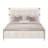 Penthouse King Short Panel Bed - Frosted Linen/Ash Gray-88140026
