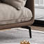 Causeuse-coussin standard 100% polyester kaki café-1768412288