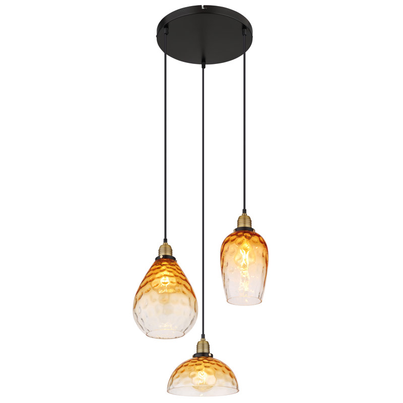 3 - Light Matte Black Pendant